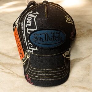 Von Dutch Tagged Trucker Hat